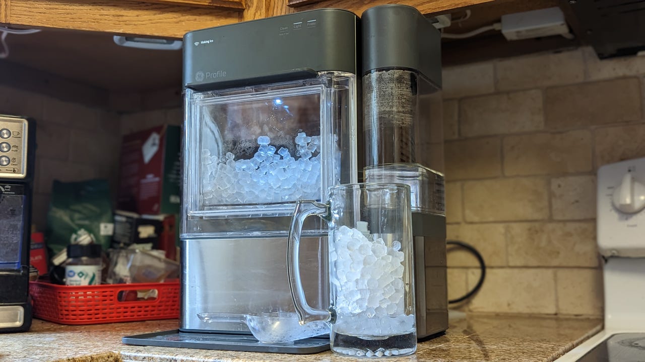 Never Run Out Of Ice With The Thereye Countertop Nugget Ice Maker, 15% Off  For Limited Time