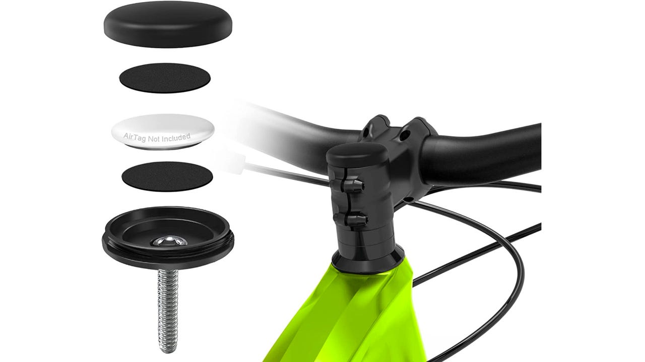 Featured: Mounting solution for Apple AirTag on the bicycle saddle —