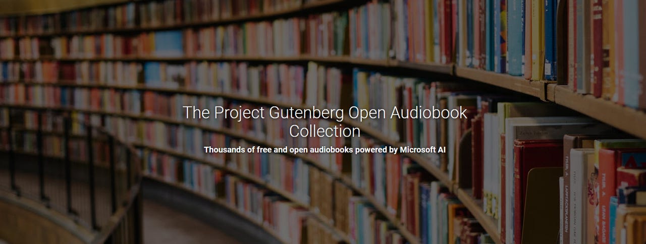 Project Gutenberg's Open Audiobook Collection