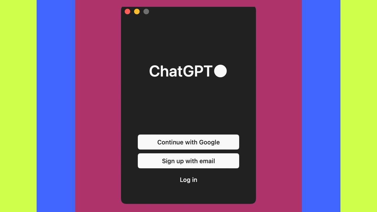 Installing the ChatGPT desktop app