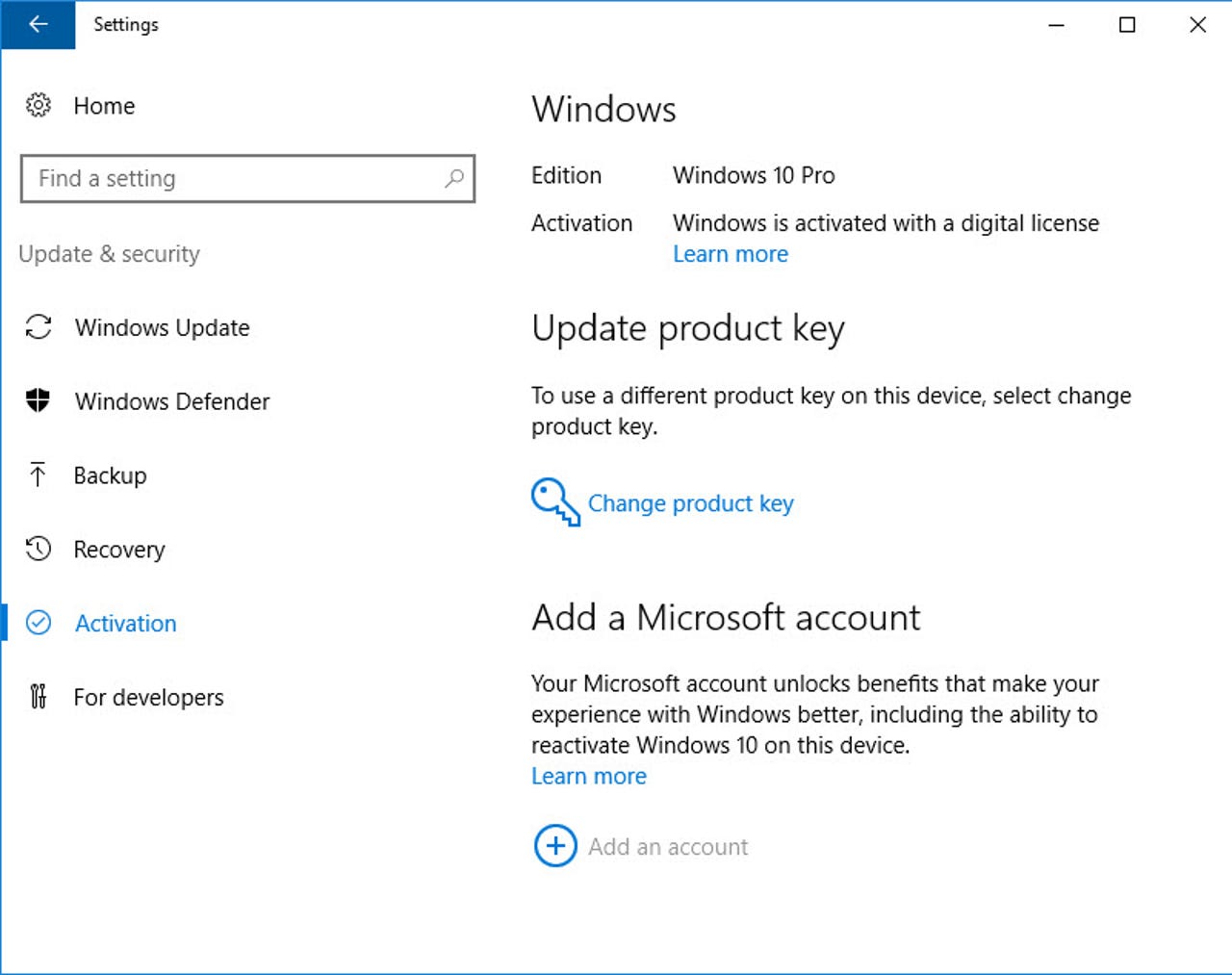 How to upgrade from Windows 10 Home to Pro for free